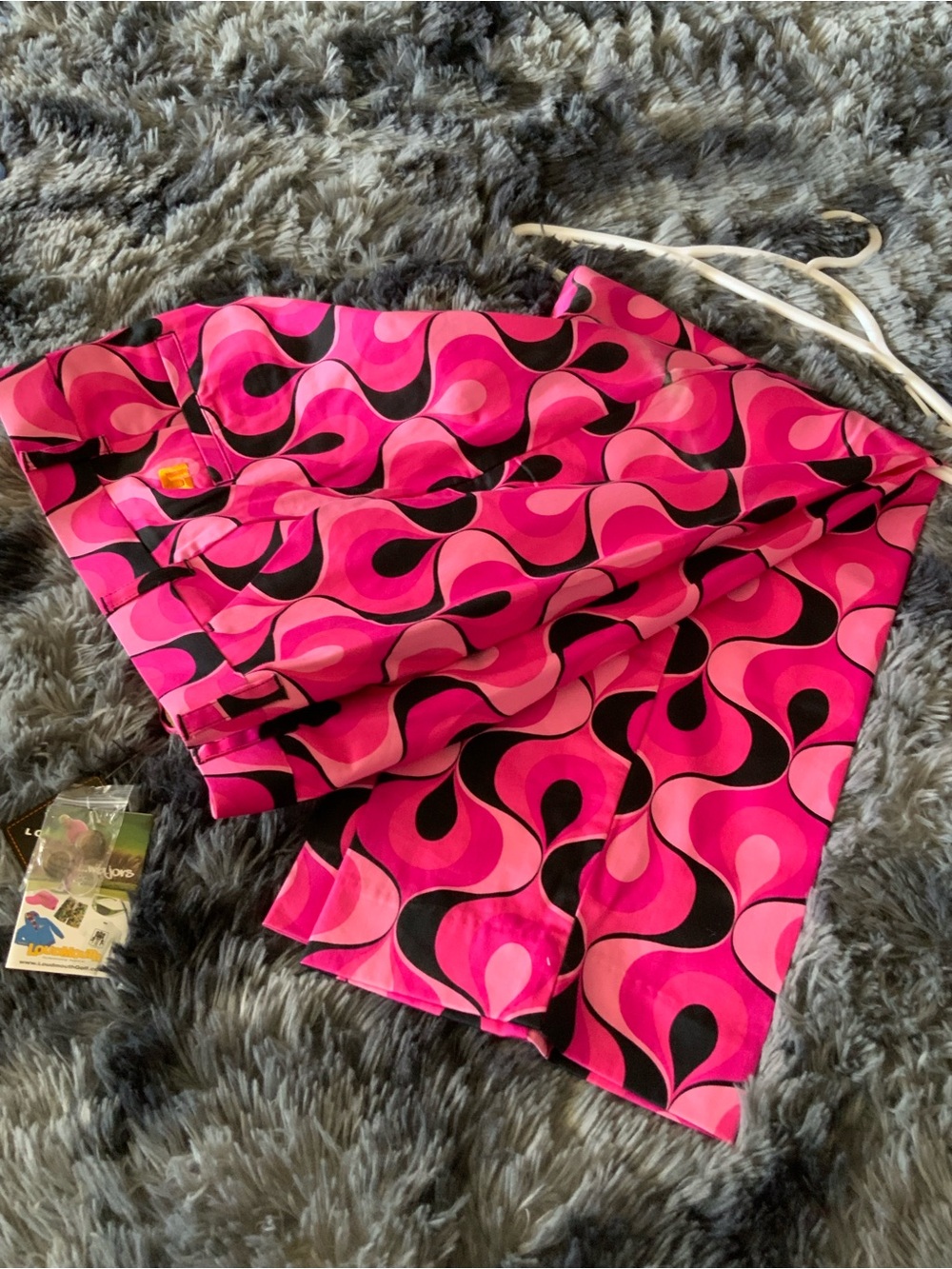 Men's Pink Retro Wave Pants “Lava Lamp” - Picture 1 of 1